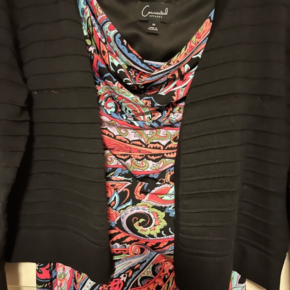 Dress with pull over sweater worn once both size medium - Picture 2 of 5